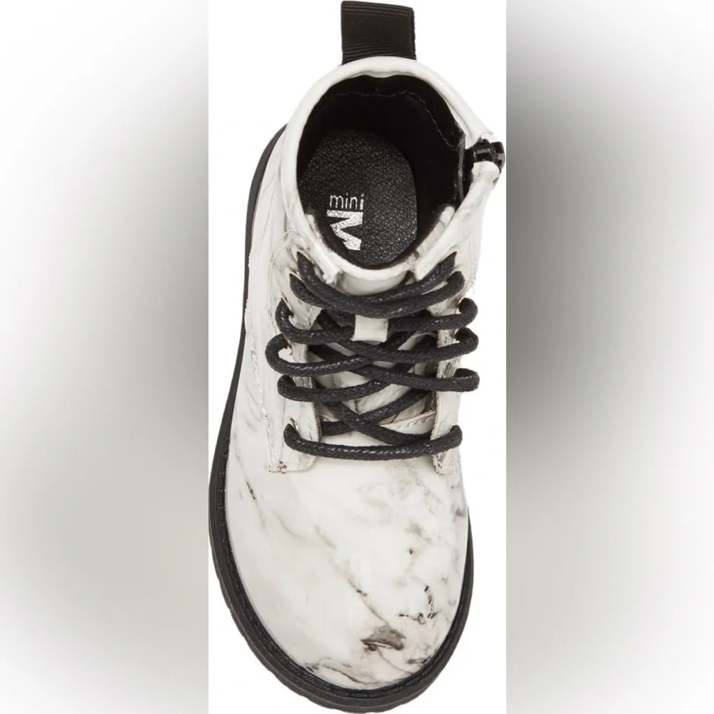 MIA | Kids' Lil Tatunya Marbled Combat Boots |‎ NEW!!!🖤☑️